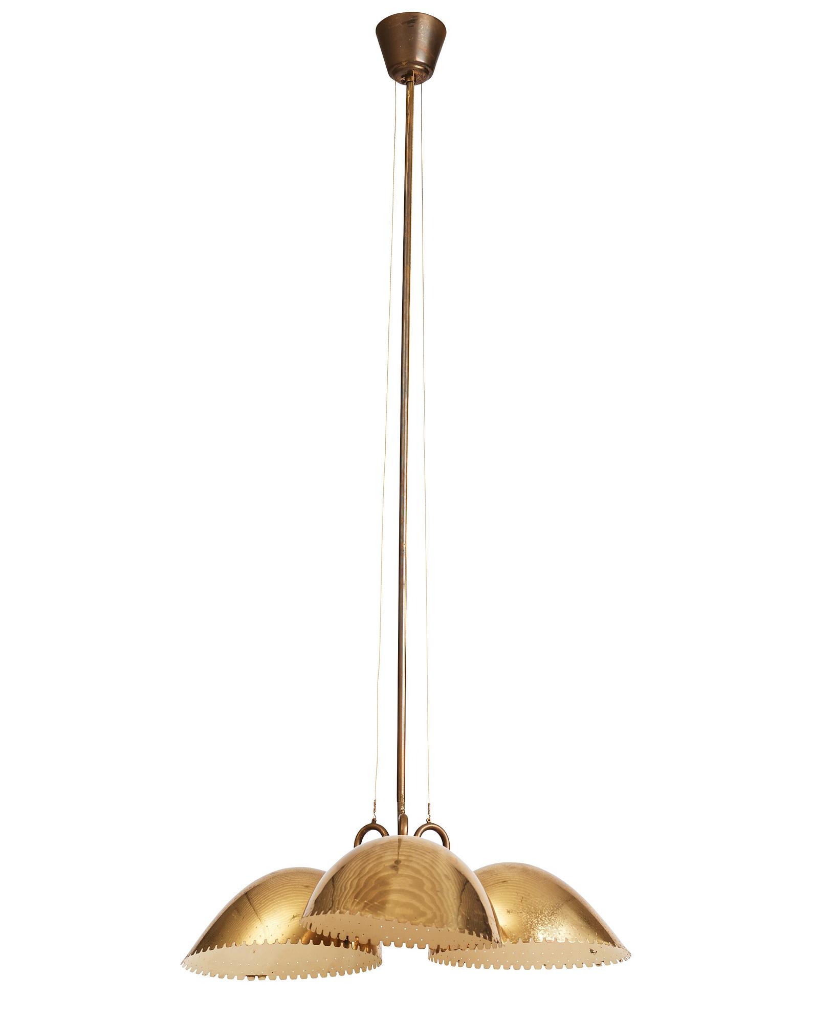 Harald Notini, taklampa, modell "11894", Arvid Böhlmarks Lampfabrik, 1940-50-tal.