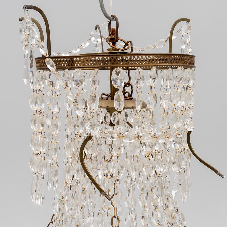 A Gustavian style chandelier, 20th Century.