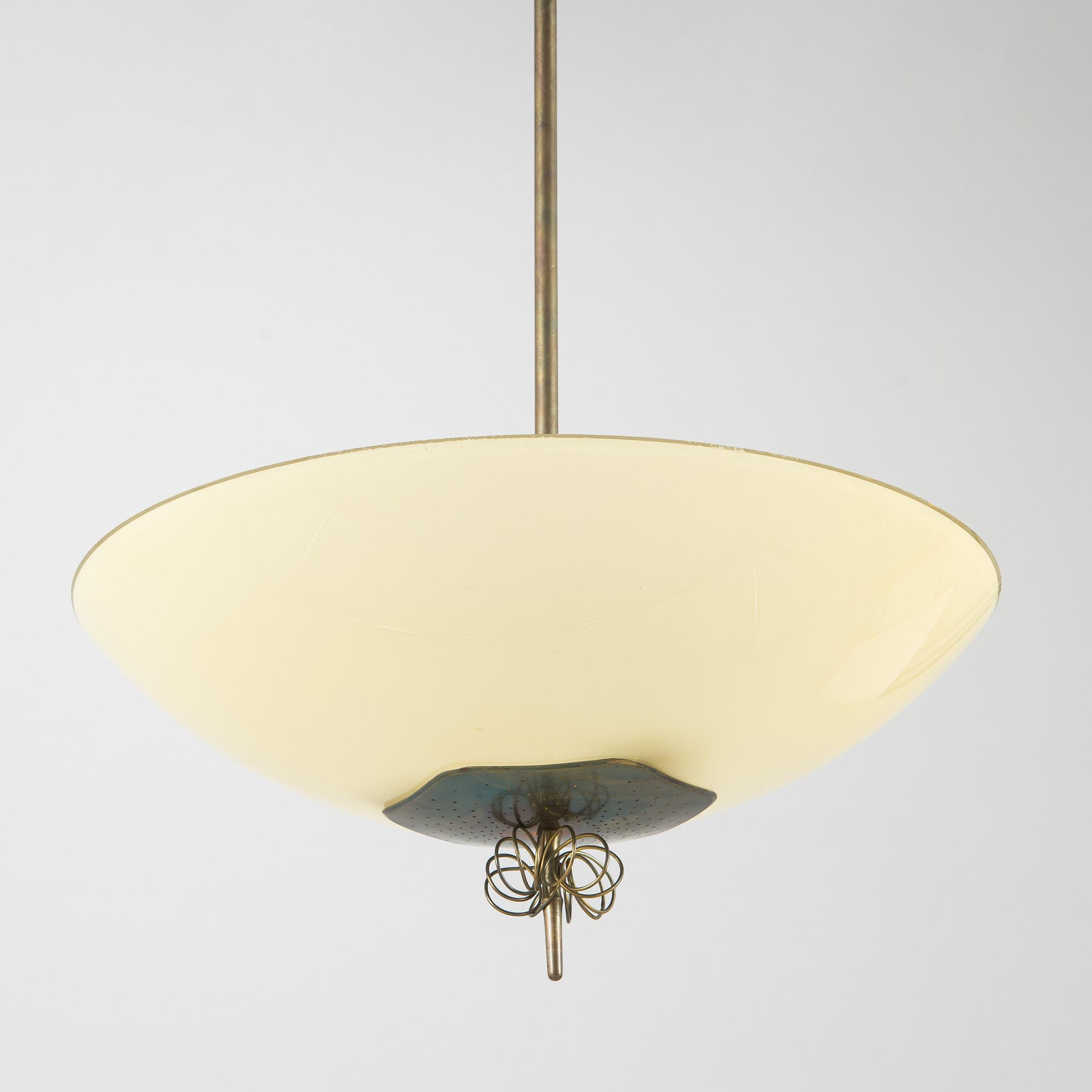 Paavo Tynell, Ceiling lamp for Taito. Made to order 1950.