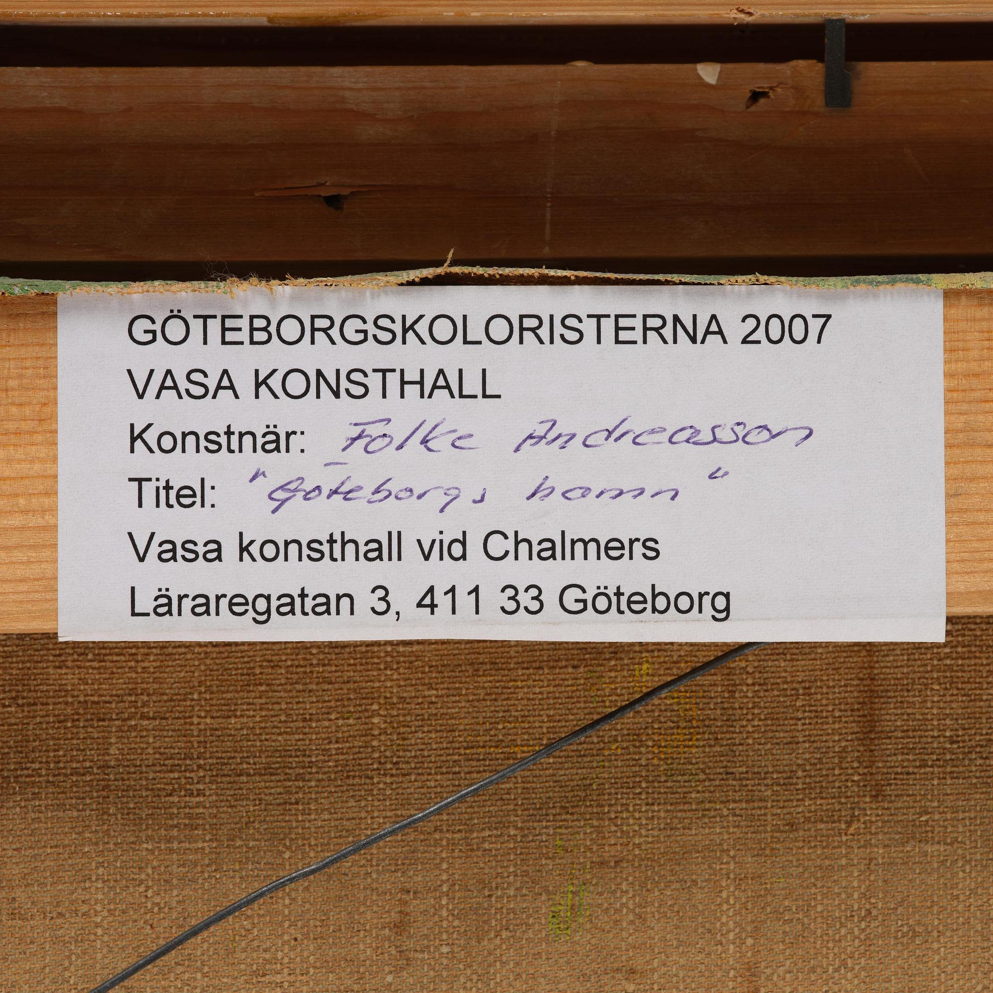 Folke Andréasson, "Göteborgs hamn".