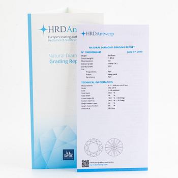 1,91 ct diamond necklace.