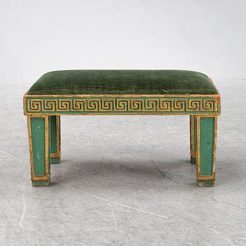 A Swedih Grace foot stool, 1920's.