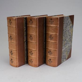 BÖCKER: Bilder ur Nordens Flora, C A M Lindman, Wahlström & Widstrand 1922-26, 3 volymer.
