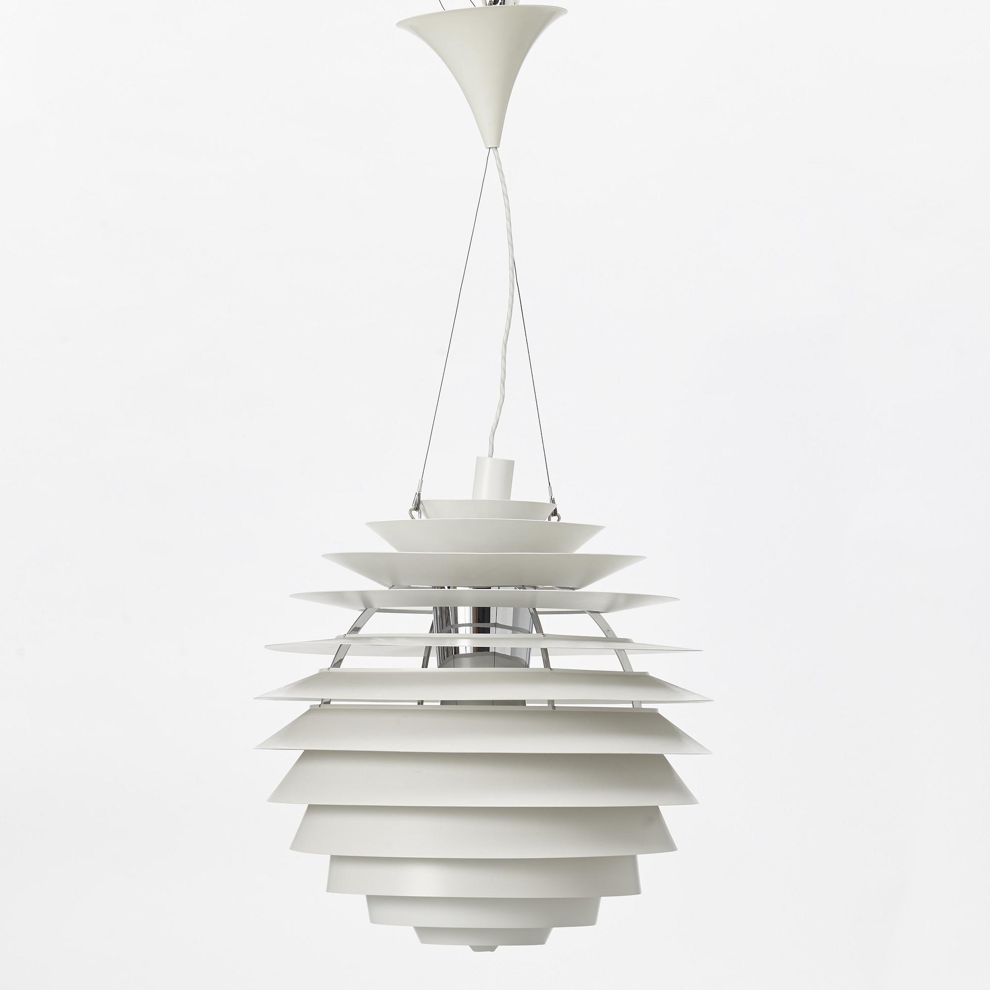 Poul Henningsen, a ceiling lamp, '
PH Globe/Louvre', Louis Poulsen, Denmark.