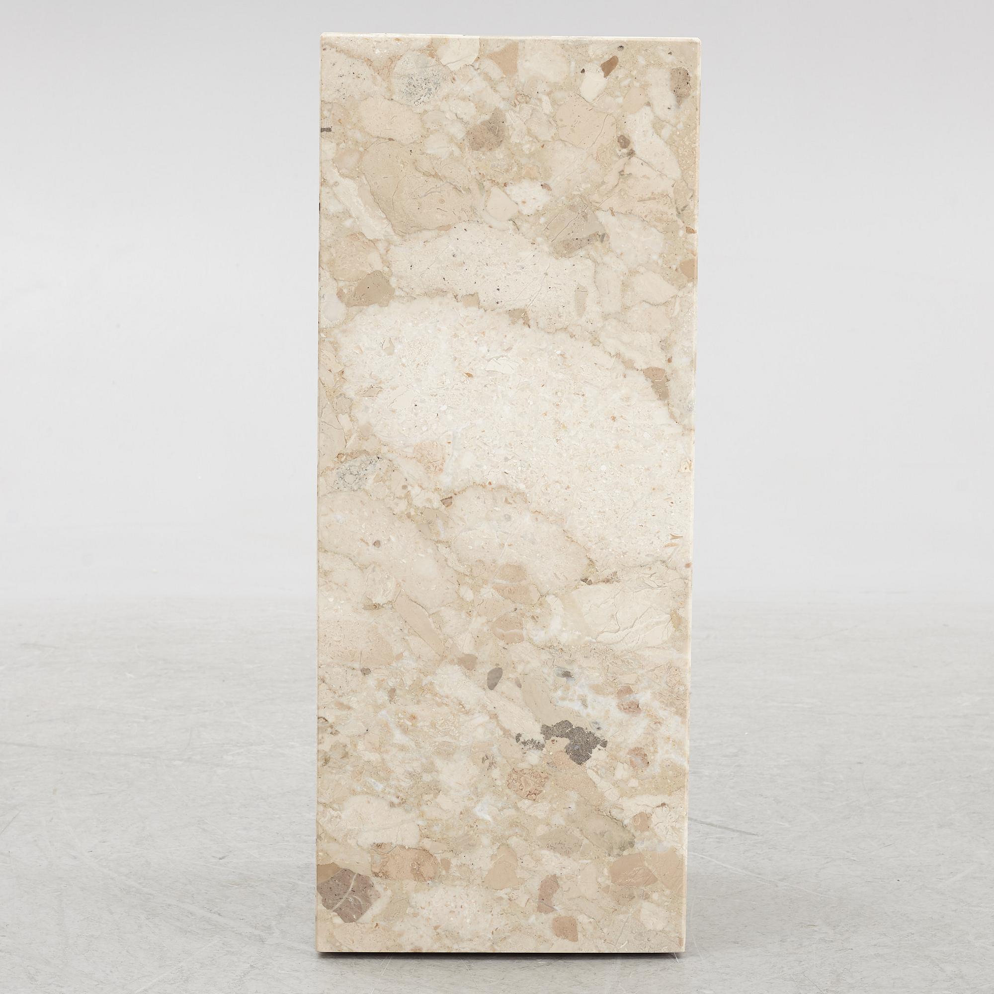 A 'Plinth' pedestal, Audo Copenhagen, Denmark, 2023.