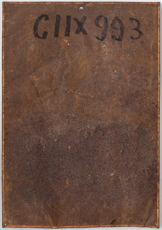 REKLAMSKYLT, plåt, Monark, Sverige, 1900-talets första hälft.