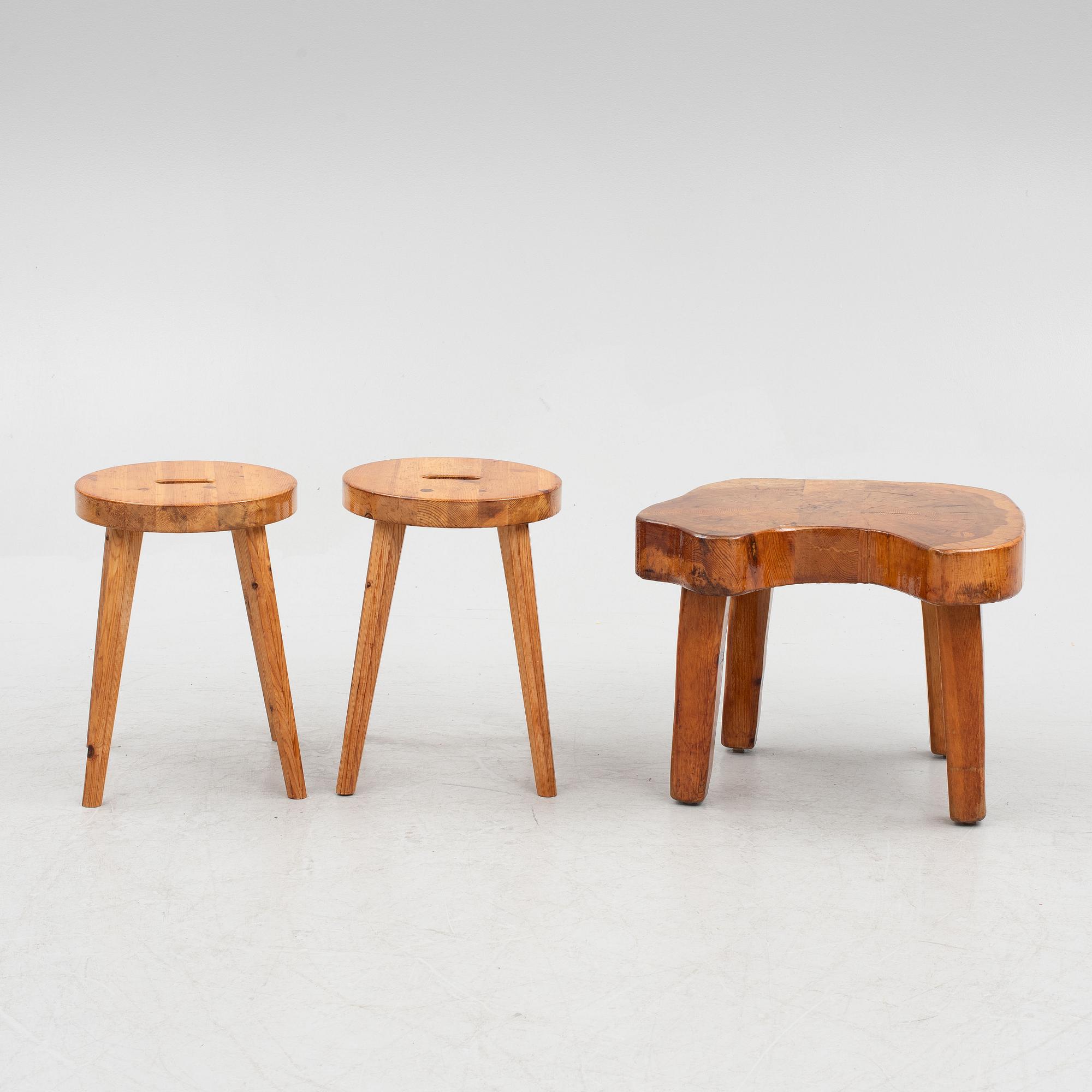 Pallar, 3 st, 1900-talets andra hälft.