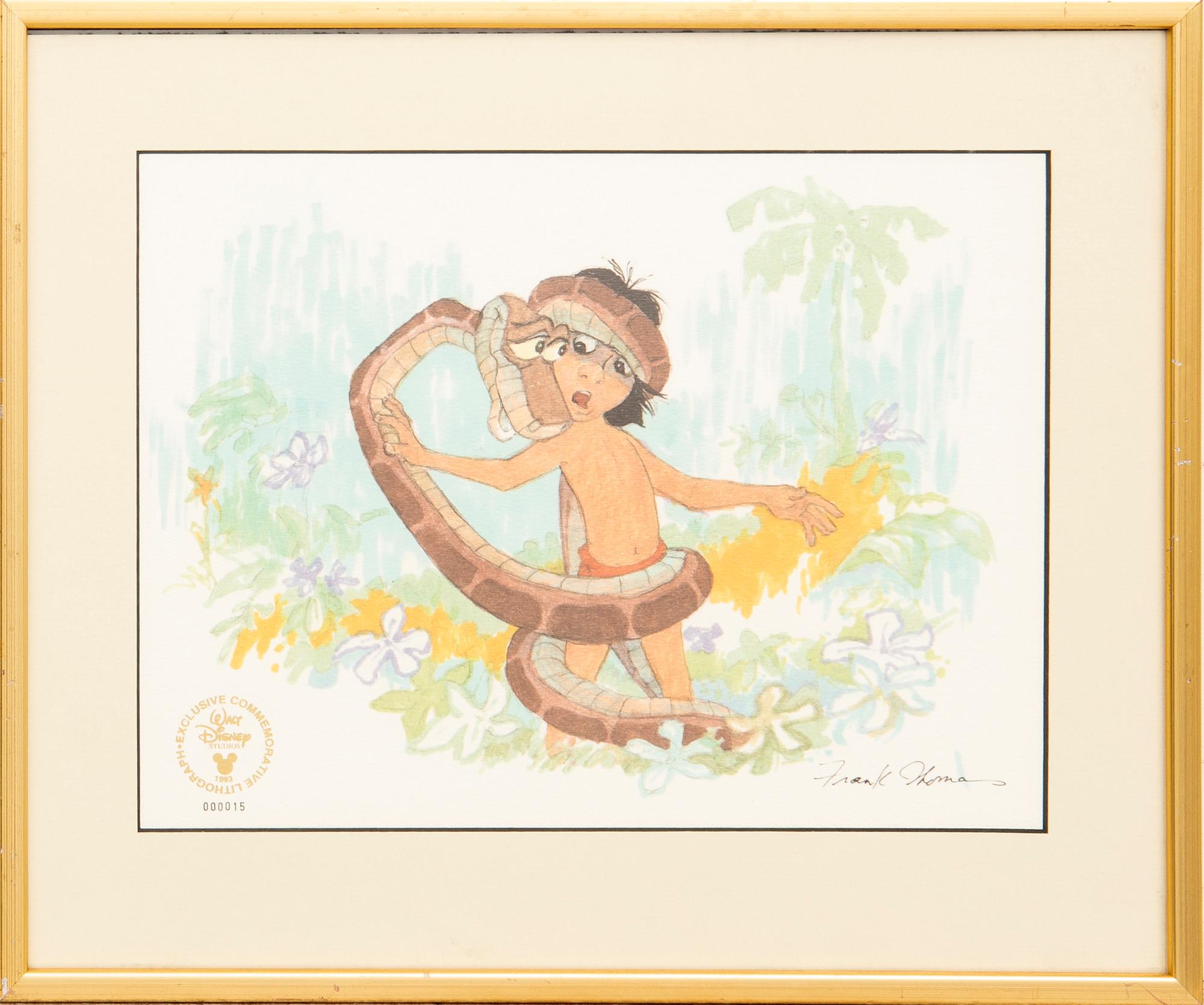 Frank Thomas "Mowgli and Kaa".