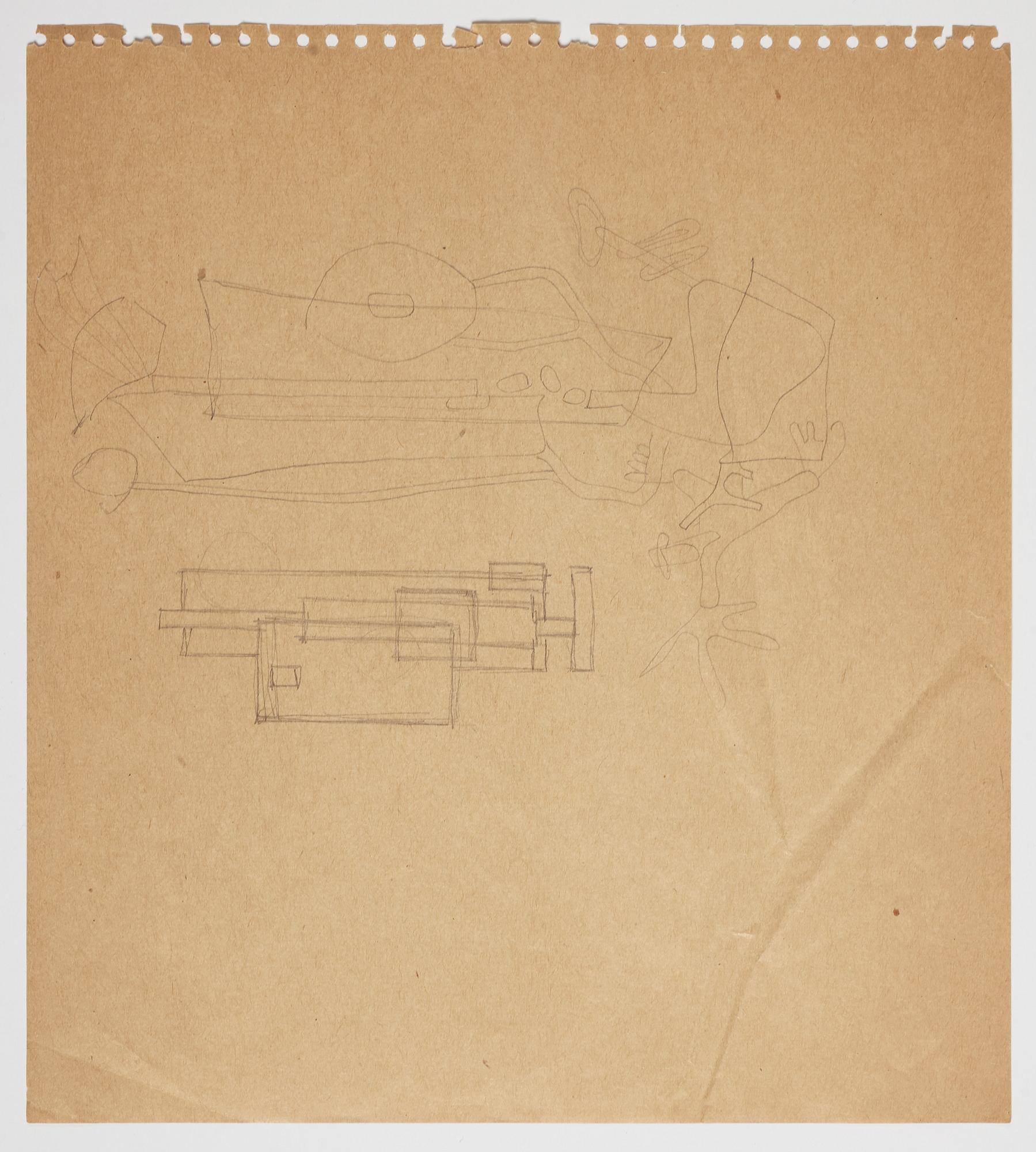 GÖSTA ADRIAN-NILSSON, sketchpad, 1920/30's, by the artist's own hand inscribed GAN with indian ink on the cover.