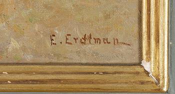 ELIAS ERDTMAN, olja på duk. Signerad.