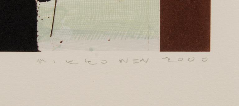 TAPANI MIKKONEN, lithograph, signed and dated 2000, numbered 81/100.