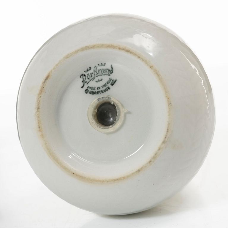 Hertha Bengtson, service, 13 pieces of stoneware. "Blue Fire", Rörstrand.