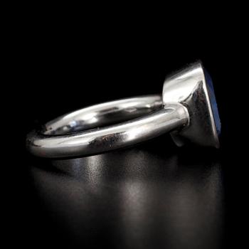 RING, vitguld 18K, tanzanit 3,9 ct. Vikt 8,6 g.