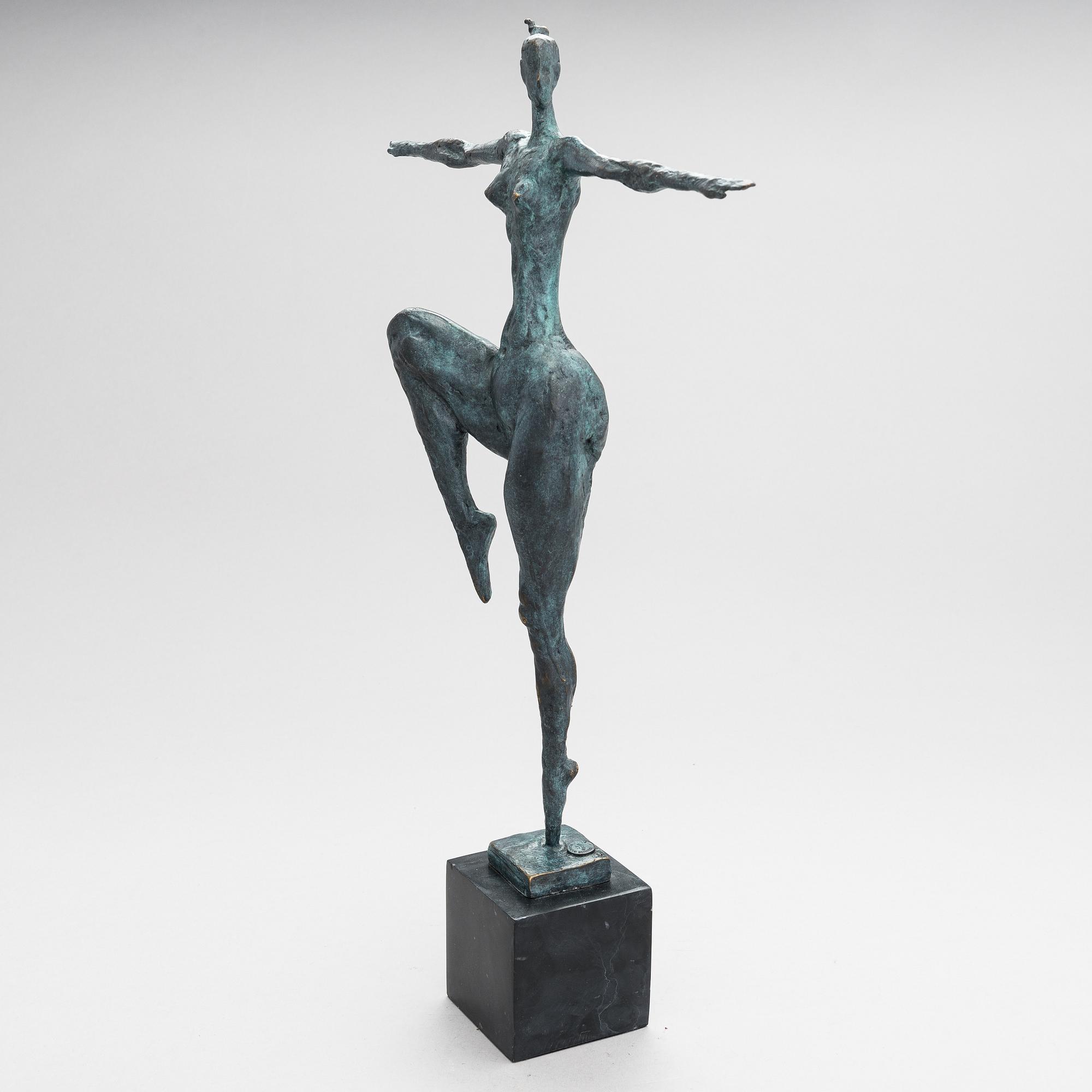 Miguel FernandoLopez, bronze, signed, foundry mark.