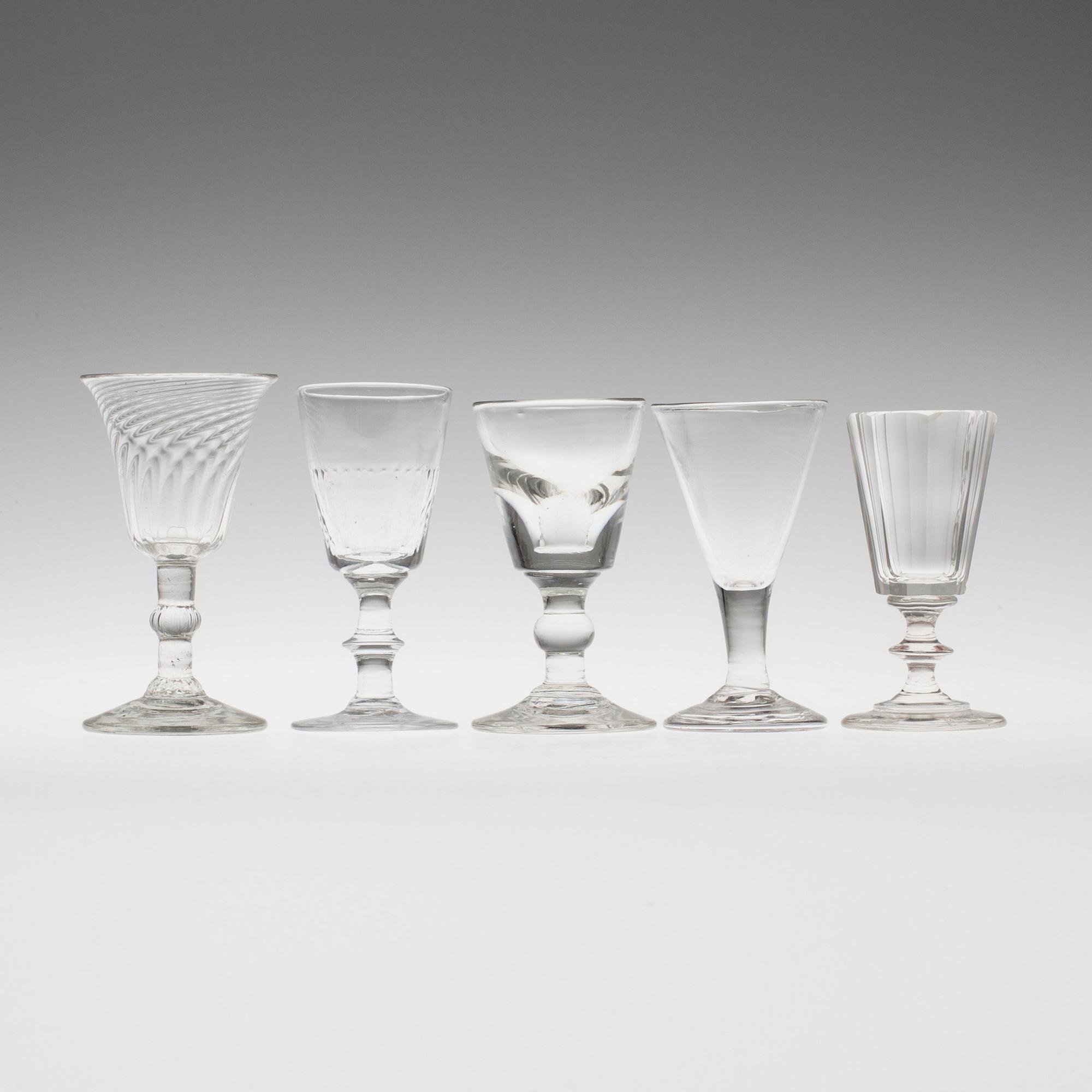 PARTI GLAS, 18 st, 1800- och 1900-tal.