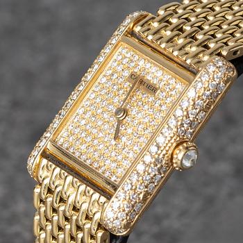 Cartier, Tank, "Pavé Dial", "Diamond Case", ca 1981.