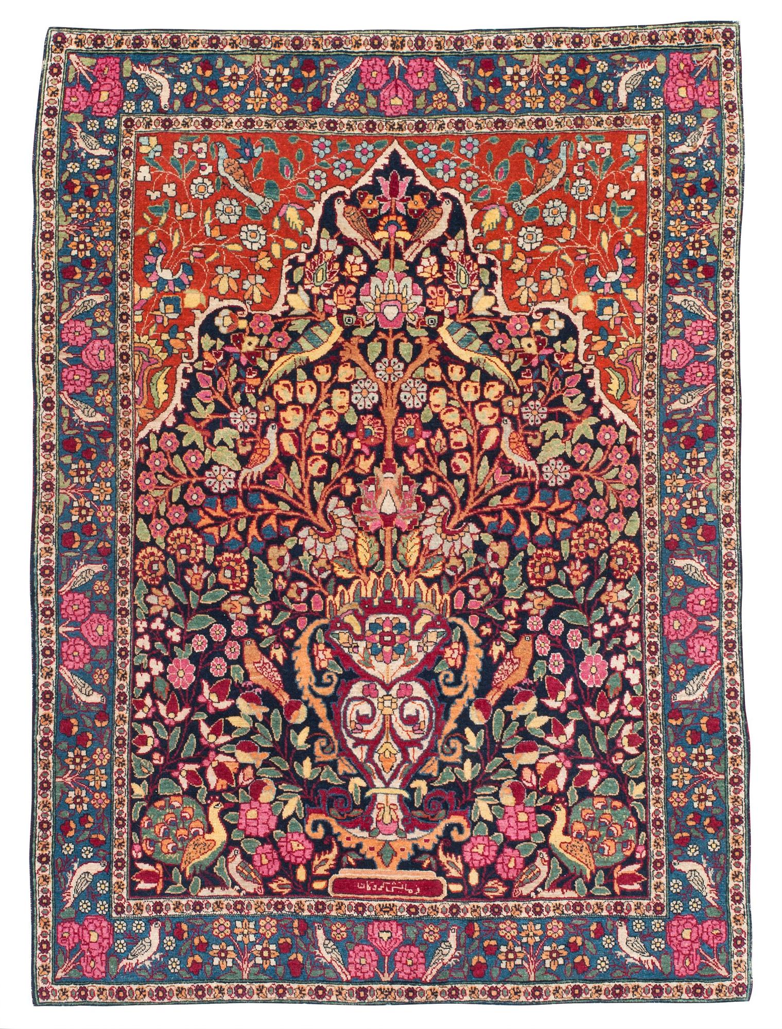 SEMI-ANTIQUE TEHERAN. 137,5 x 102,5 cm.