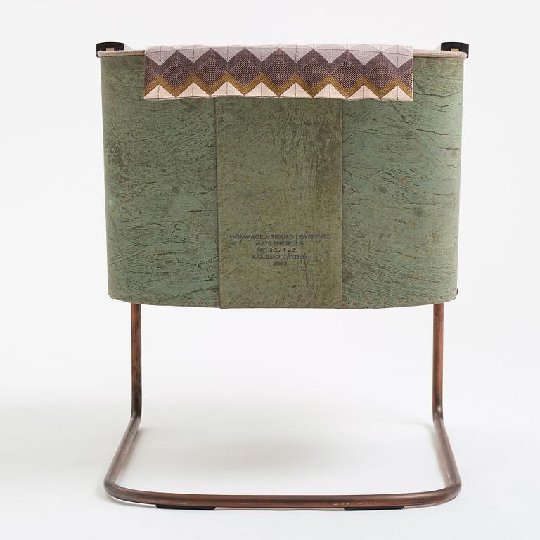 Mats Theselius, fåtölj, "Hommage à Sigurd Lewerentz", ed. 85/123, Källemo, Värnamo, efter 2012.