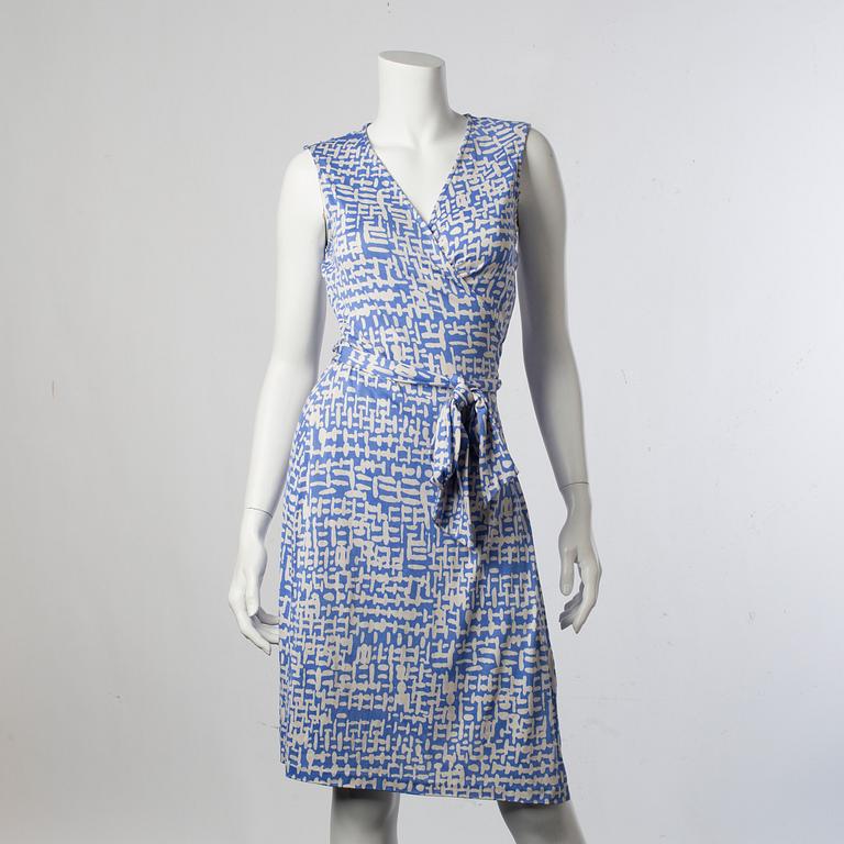 A Diane von Furstenberg Vintage silk wrap dress, size 10.
