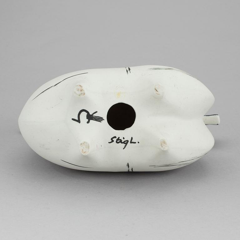 STIG LINDBERG, skulptur, stengods, Gustavsberg studio, i produktion 1952-1972.