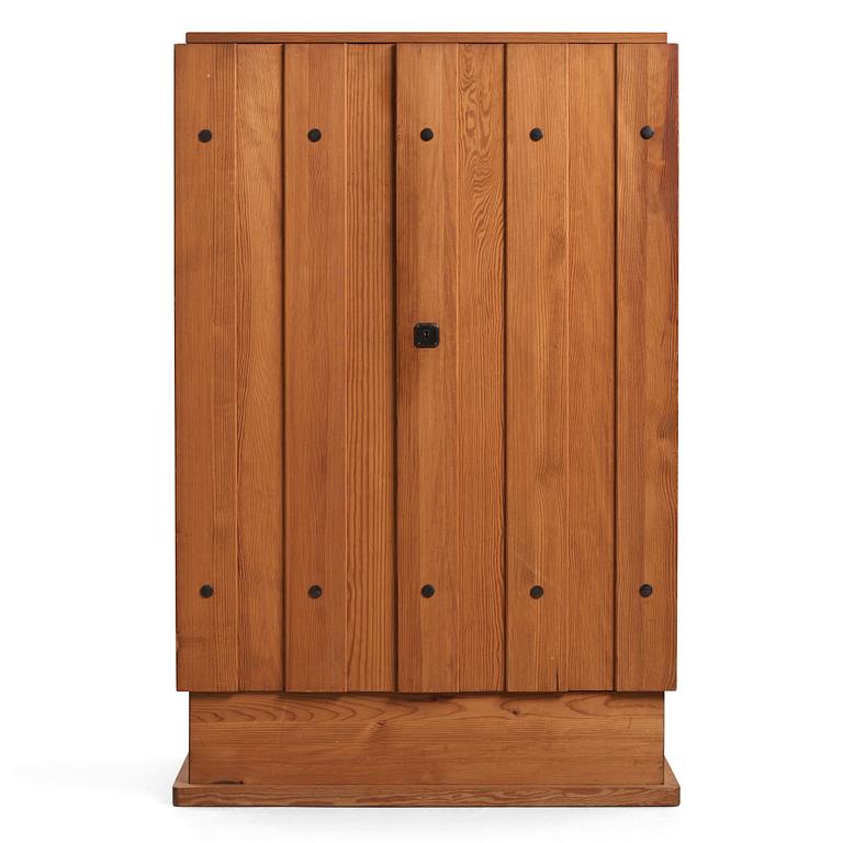 Axel Einar Hjorth, a "Lovö" stained pine cabinet, Nordiska Kompaniet, Sweden 1930s.