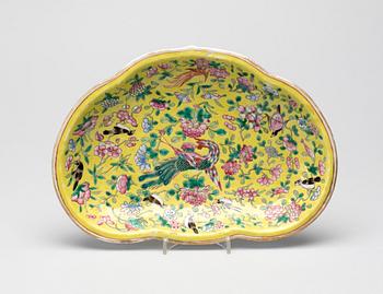SKÅFAT, porslin, Kina, 1800-tal.