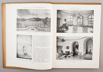 BÖCKER, 4 st, Svenska Slott och Herresäten, Bokförlaget Natur och Kultur, 1933.