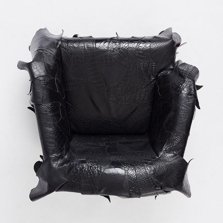 Fernando & Humberto Campana, fåtölj, "Leather Works, LWK070", Edra, Italien, efter 2007.
