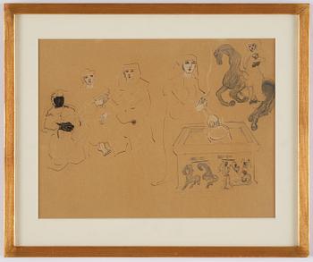 Carl Fredrik Hill, Figures by the well.