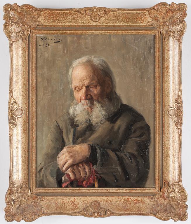 EMERIK STENBERG, olja, signerad numrerad 93.