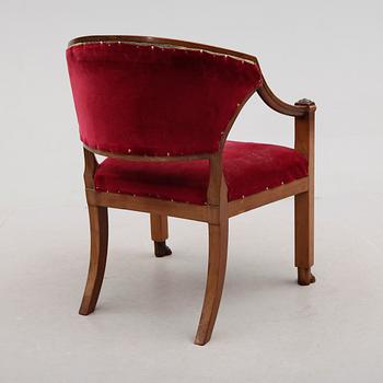 SKRIVSTOL, empirestil, 1800-talets andra hälft.