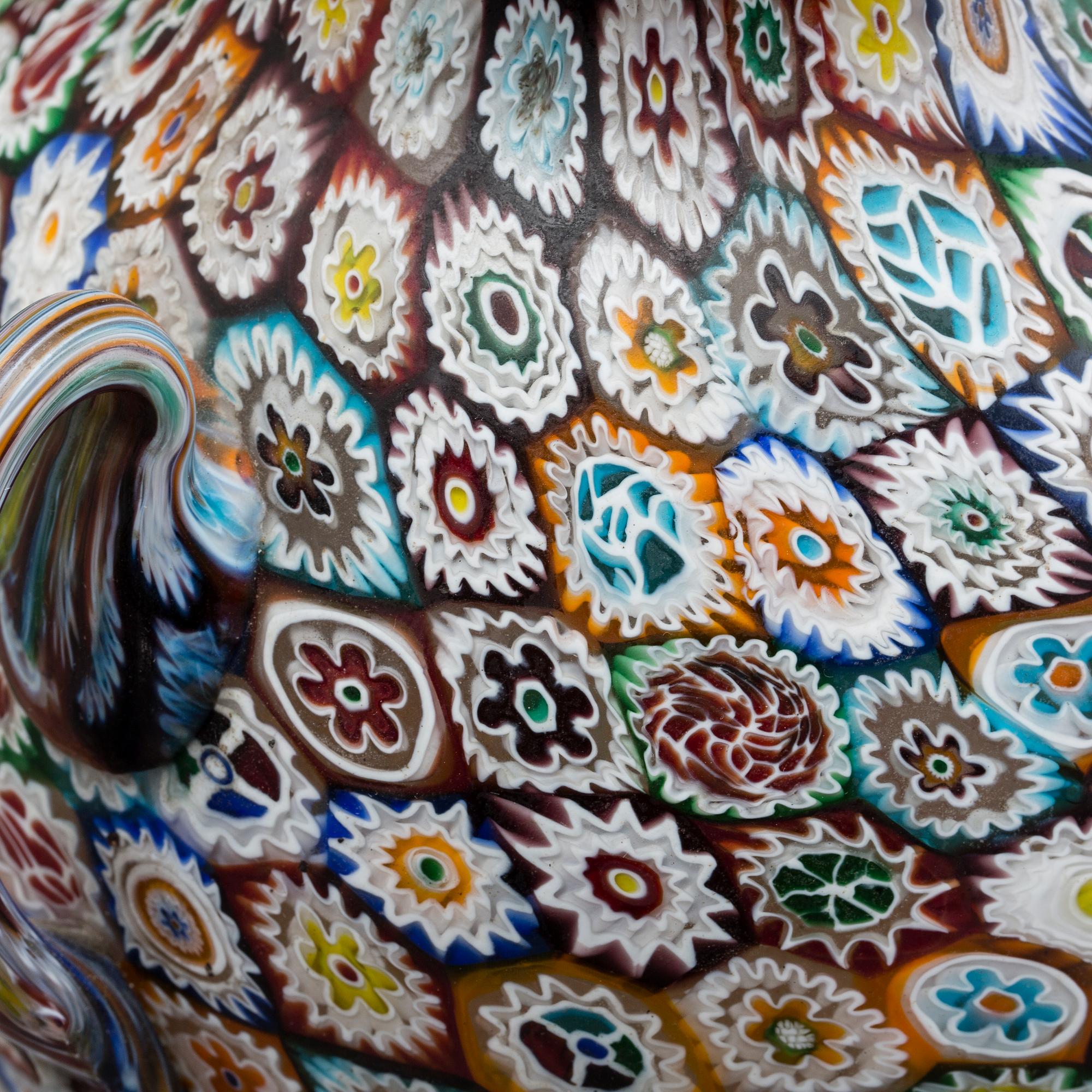 A FRATELLI TOSO GLASS VASE, around 1900.