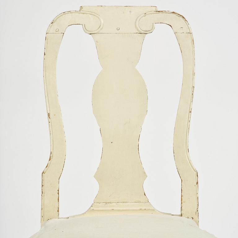 A Swedish late baroque / early rococo chair, mid 18th century.