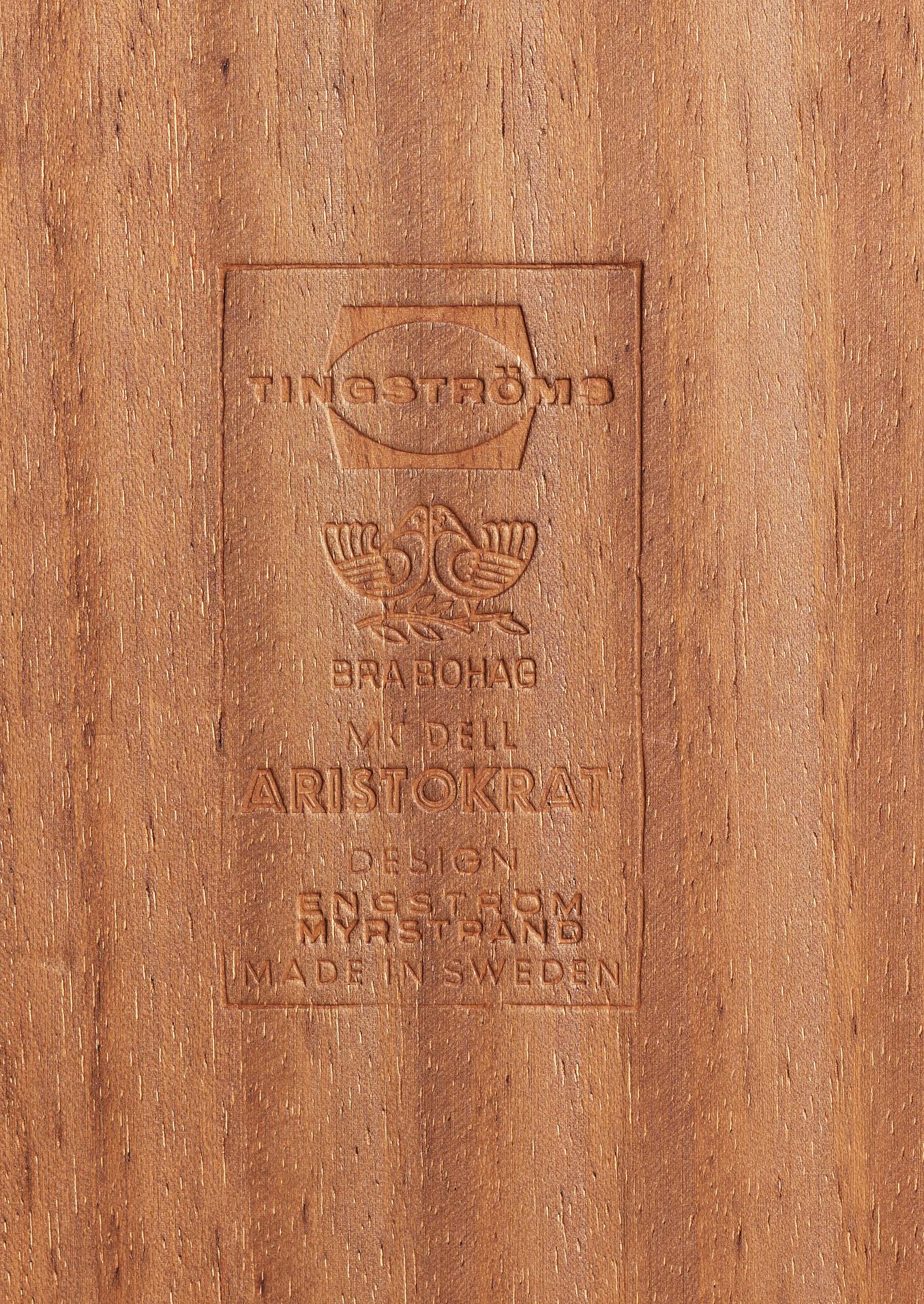 SOFFBORD, "Aristokrat", Sven Engström & Gunnar Myrstrand, Tingströms, 1900-talets mitt.