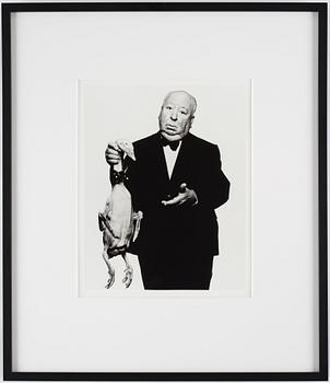 Albert Watson, "Alfred Hitchcock, Los Angeles, 1973".