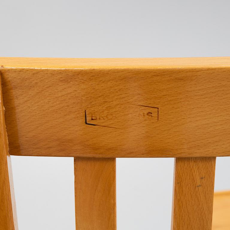 Däckstolar, ett par, Brogrens/Stockamöllan, 1900-talets senare del.