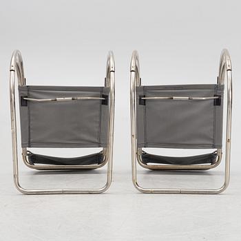 Karmstolar, ett par, modell 1001/FS. A.W. Nilssons Fabriker, Malmö 1930-tal.