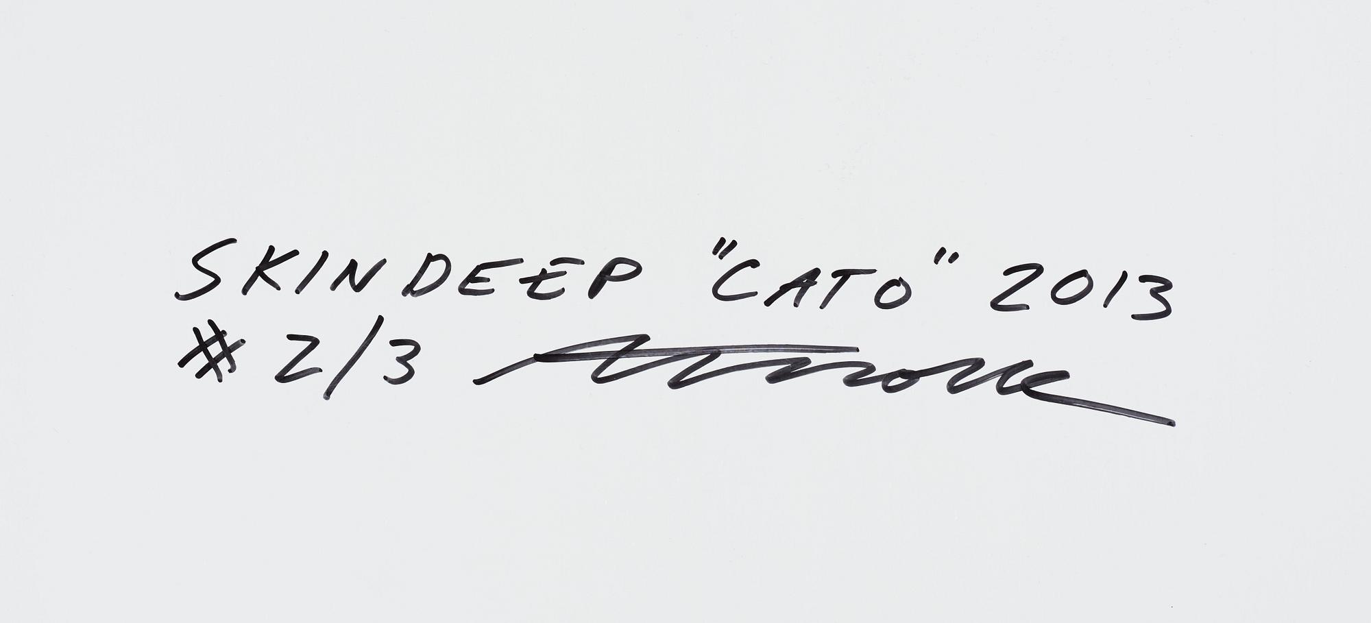 Andreas Kock, "Skindeep, Cato", 2013.