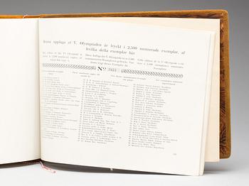 BOK, V Olympiaden i bild och ord, Stockholm 1912.