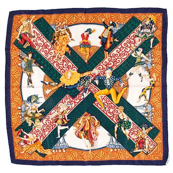 709. HERMÈS, silk scarf, "Les Ballets Russes".