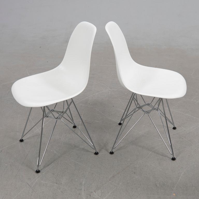 Charles & Ray Eames, chairs, 6 pcs, "Plastic chair DSR", Vitra, 2016.
