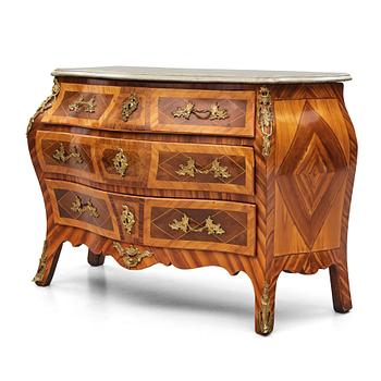 7. A Swedish Rococo commode, second part of the 18th century.