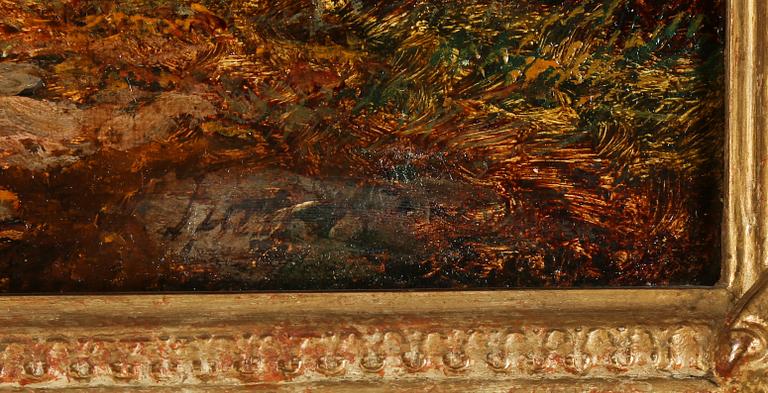 GEORGE TURNER, tillskriven, olja på duk, signerad.