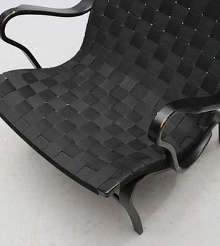 FÅTÖLJ, "Pernilla", Bruno Mathsson, Dux, 1900-talets andra hälft.