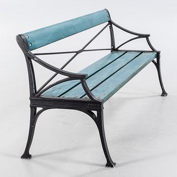 A garden sofa "Lessebo" by Byarums Bruk, second half of the 20th century.