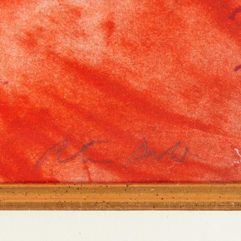 PETER DAHL, färglitografi, signerad, P.T.