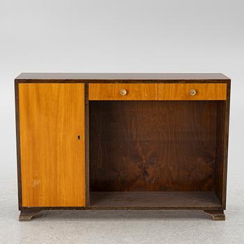 A bookcase with cabinet, 1930s/40s.