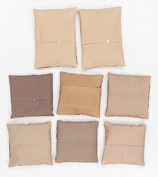 Cushions 8 pcs kelim. 67 x 48 and 48 x 48 cm.