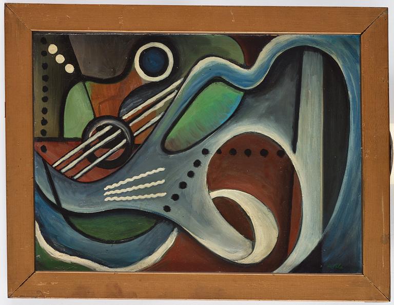 Eugéne de Sala, Cubist composition.