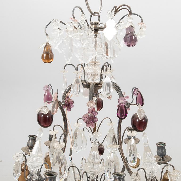 Chandelier in Baroque style, early 20th century.